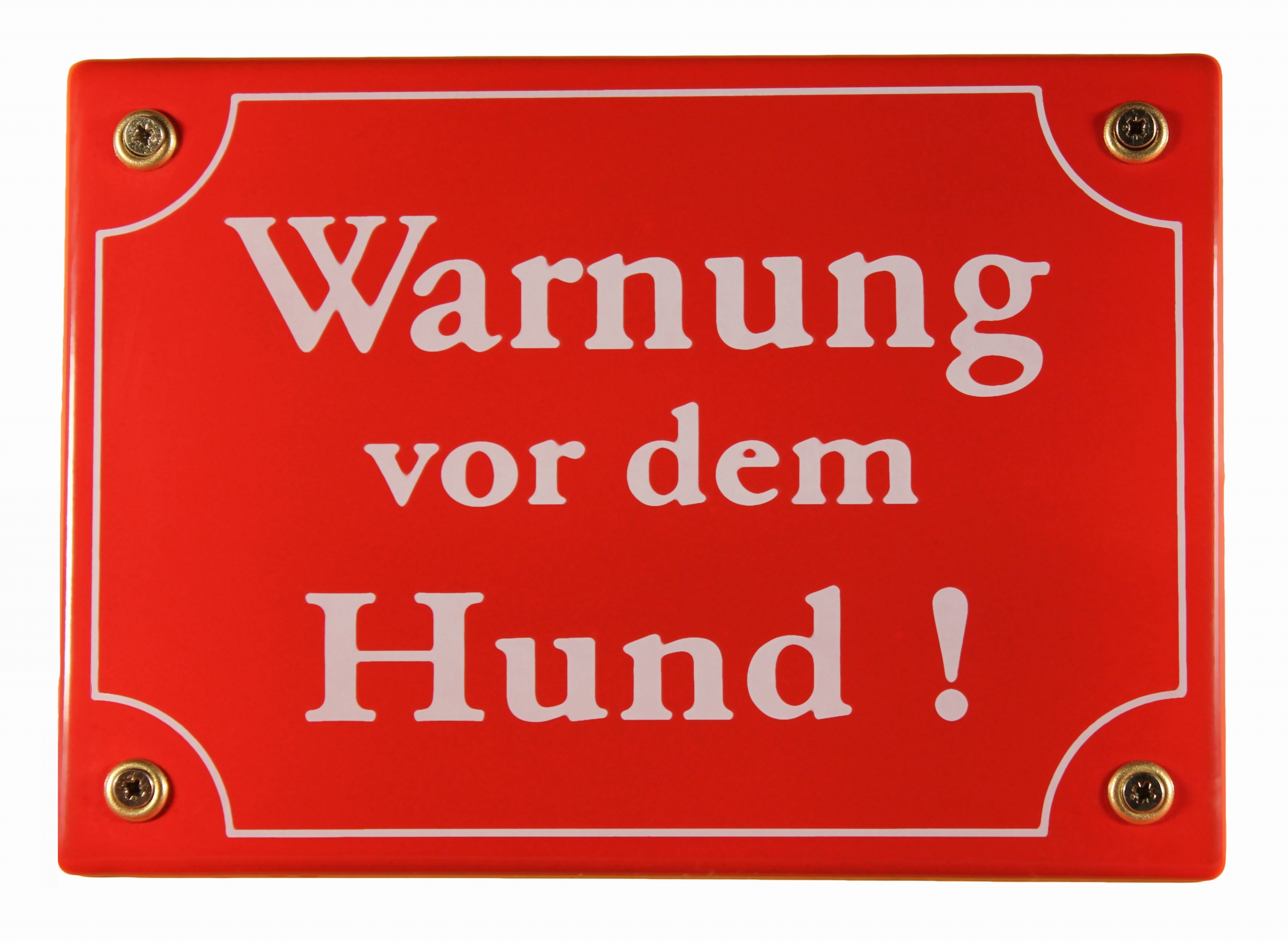 Hinweis Schild Warnung vor dem Hund