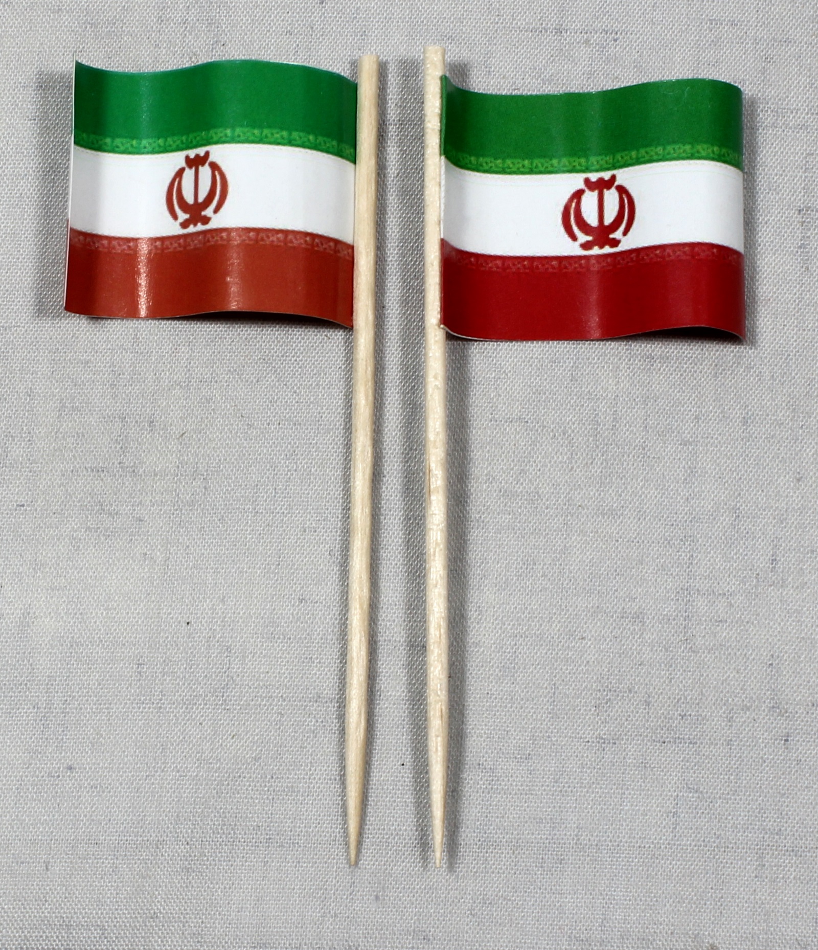 Party-Picker Flagge Iran Papierfähnchen in Spitzenqualität 50 Stück Beutel