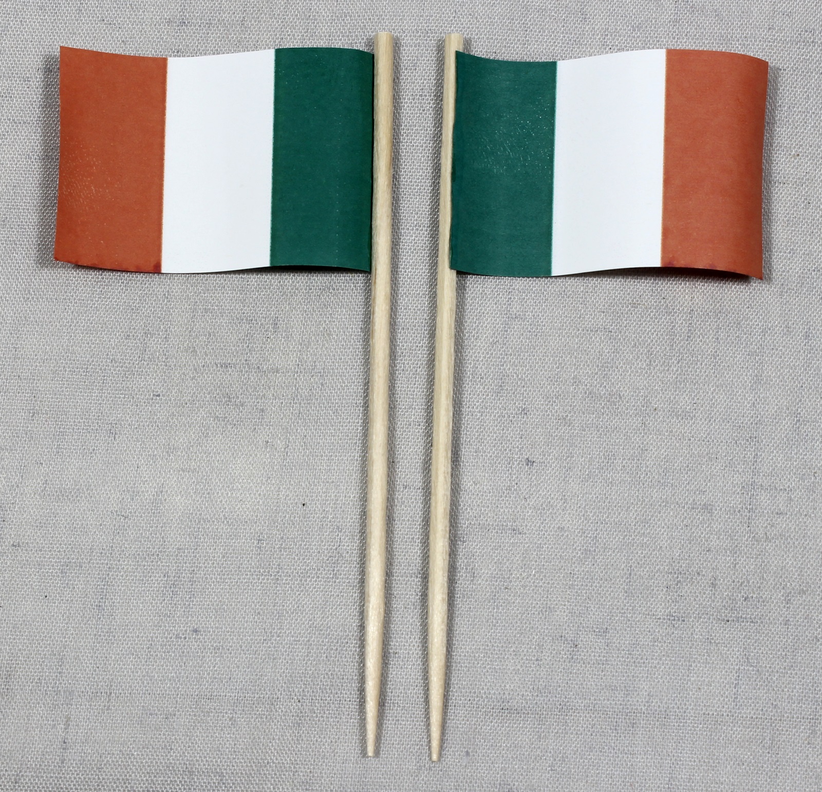 Party-Picker Flagge Irland Papierfähnchen in Spitzenqualität 50 Stück Beutel