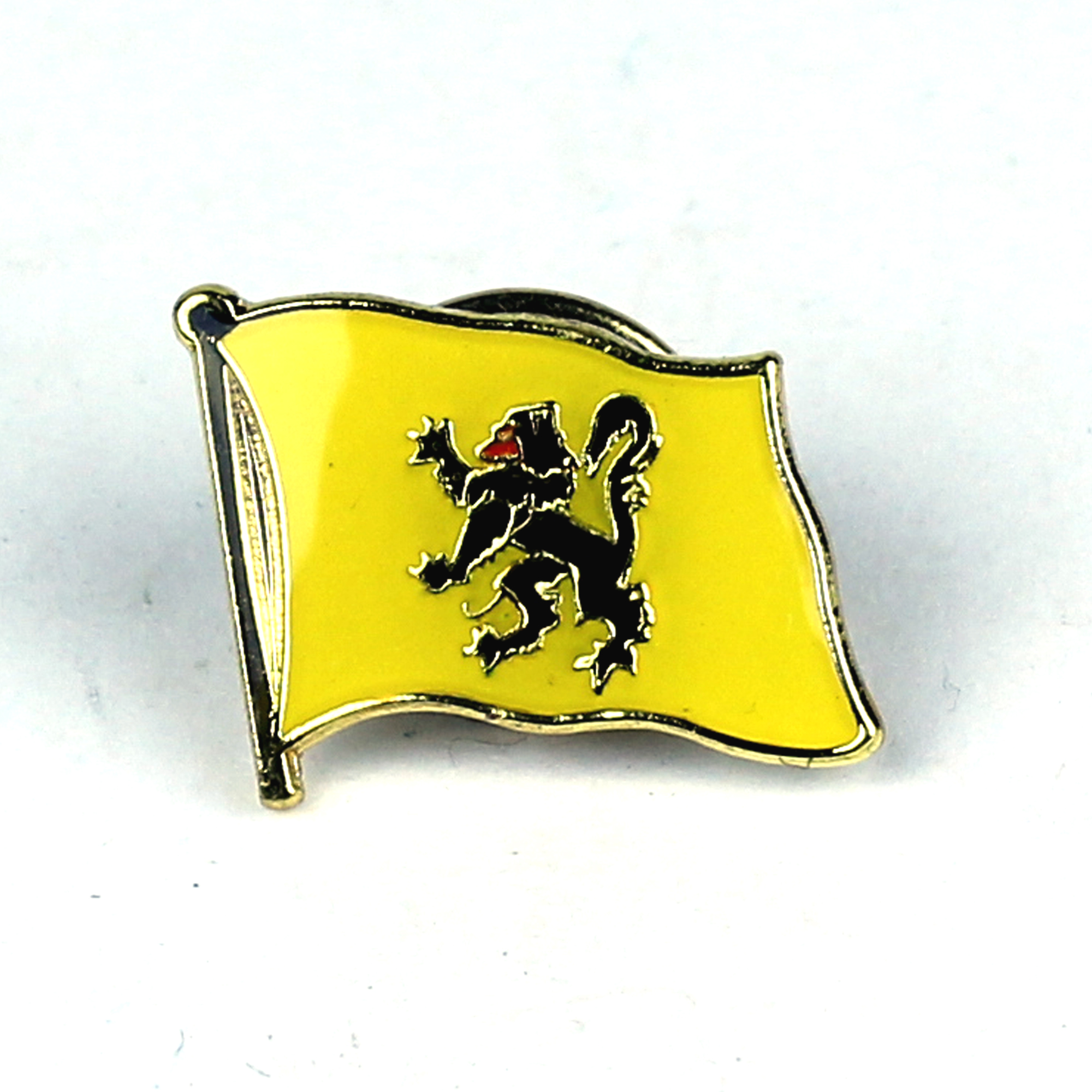 Pin Anstecker Flagge Fahne Flandern Flaggenpin Button Badge Flaggen Clip Anstecknadel