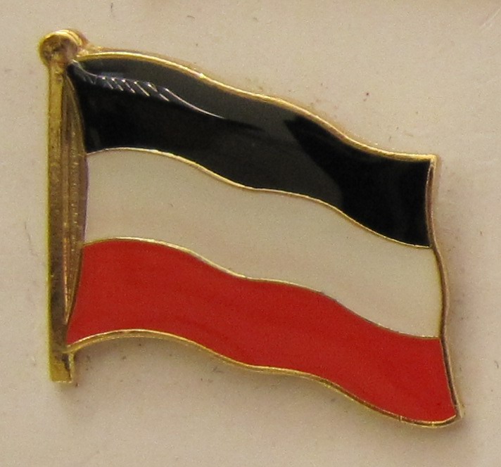 pin_flagge_deutsches_kaiserreich Pin Anstecker Flagge Fahne Deutsches Kaiserreich Deutschland Flaggenpin Button Badge Flaggen Clip An