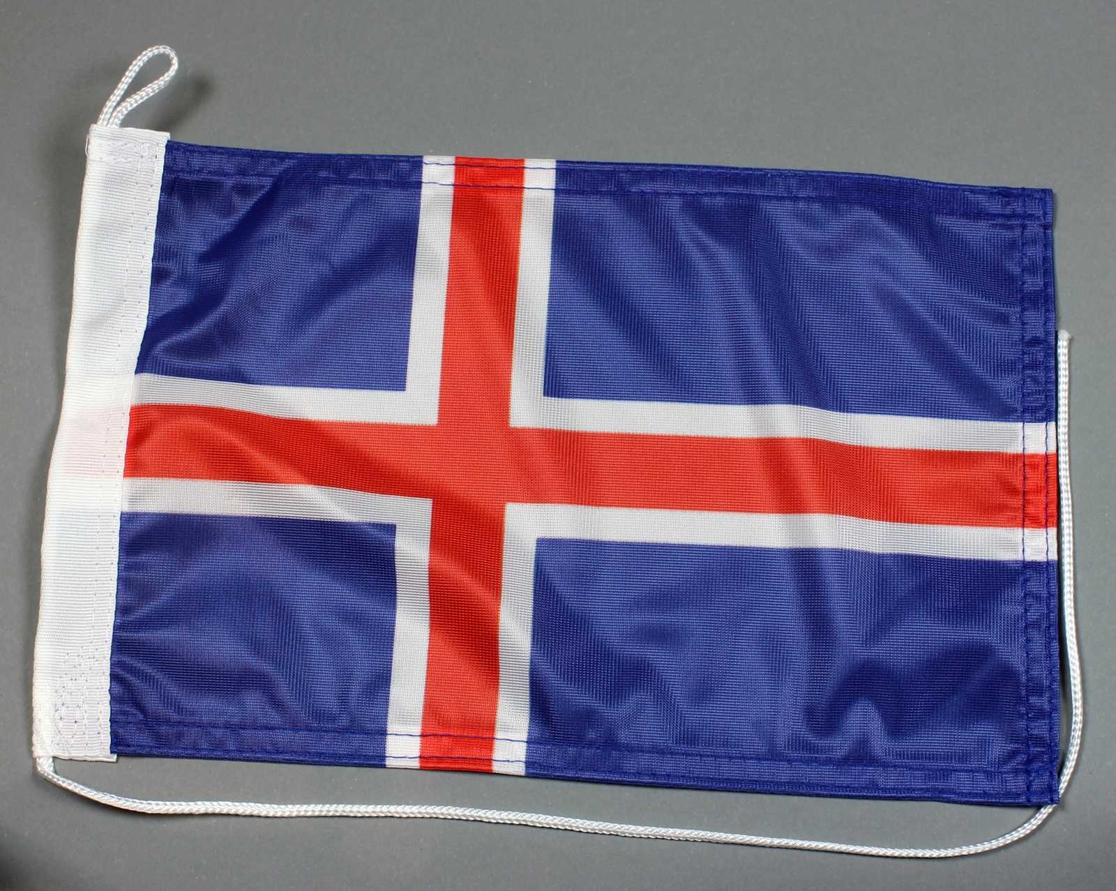 Bootsflagge : Island 30x20 cm Motorradflagge