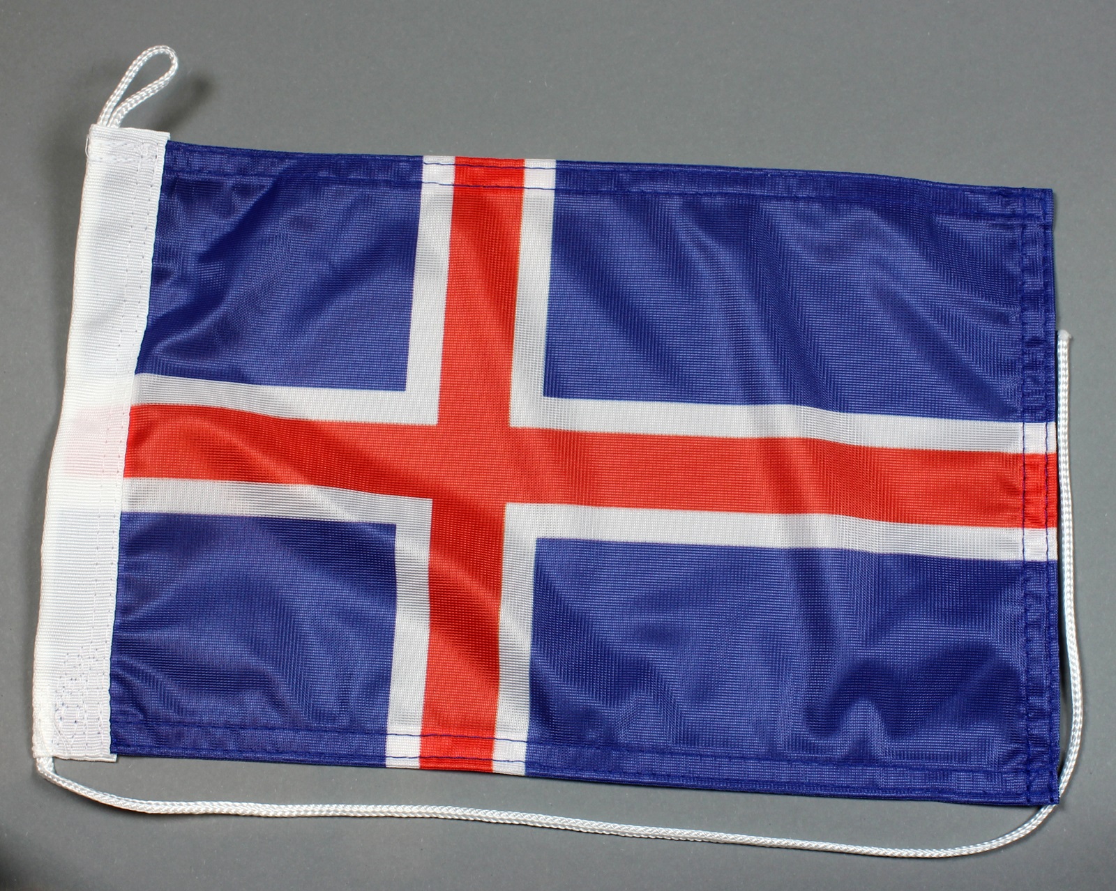 bootsflagge-20x30-island Bootsflagge : Island 30x20 cm Motorradflagge