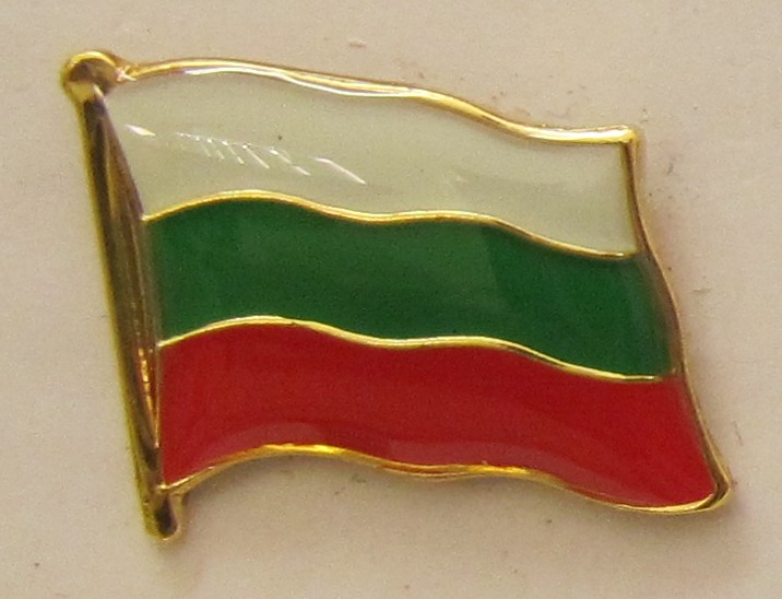 Pin Anstecker Flagge Fahne Bulgarien Nationalflagge Flaggenpin Button Badge Flaggen Clip Anstecknade