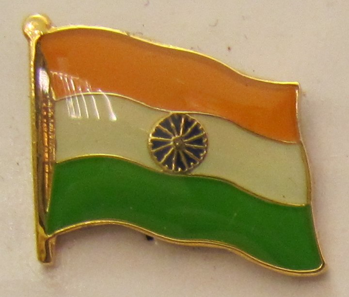 Indien Pin Anstecker Flagge Fahne Nationalflagge