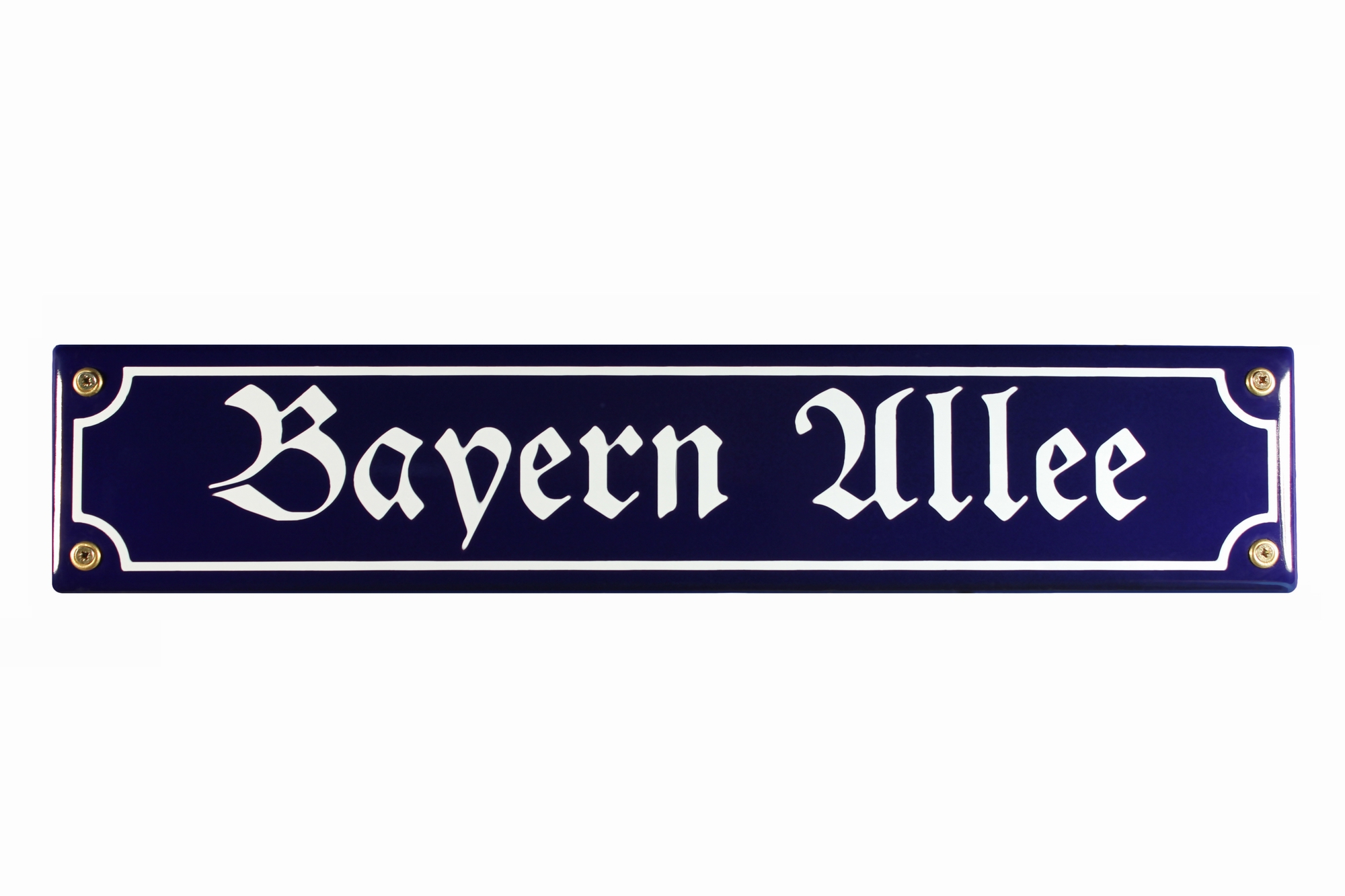 Strassenschild Bayern Allee München 40x8 cm Email Strassen Schild Emaille