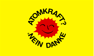 Flagge Fahne Atomkraft Nein Danke 90x60 cm