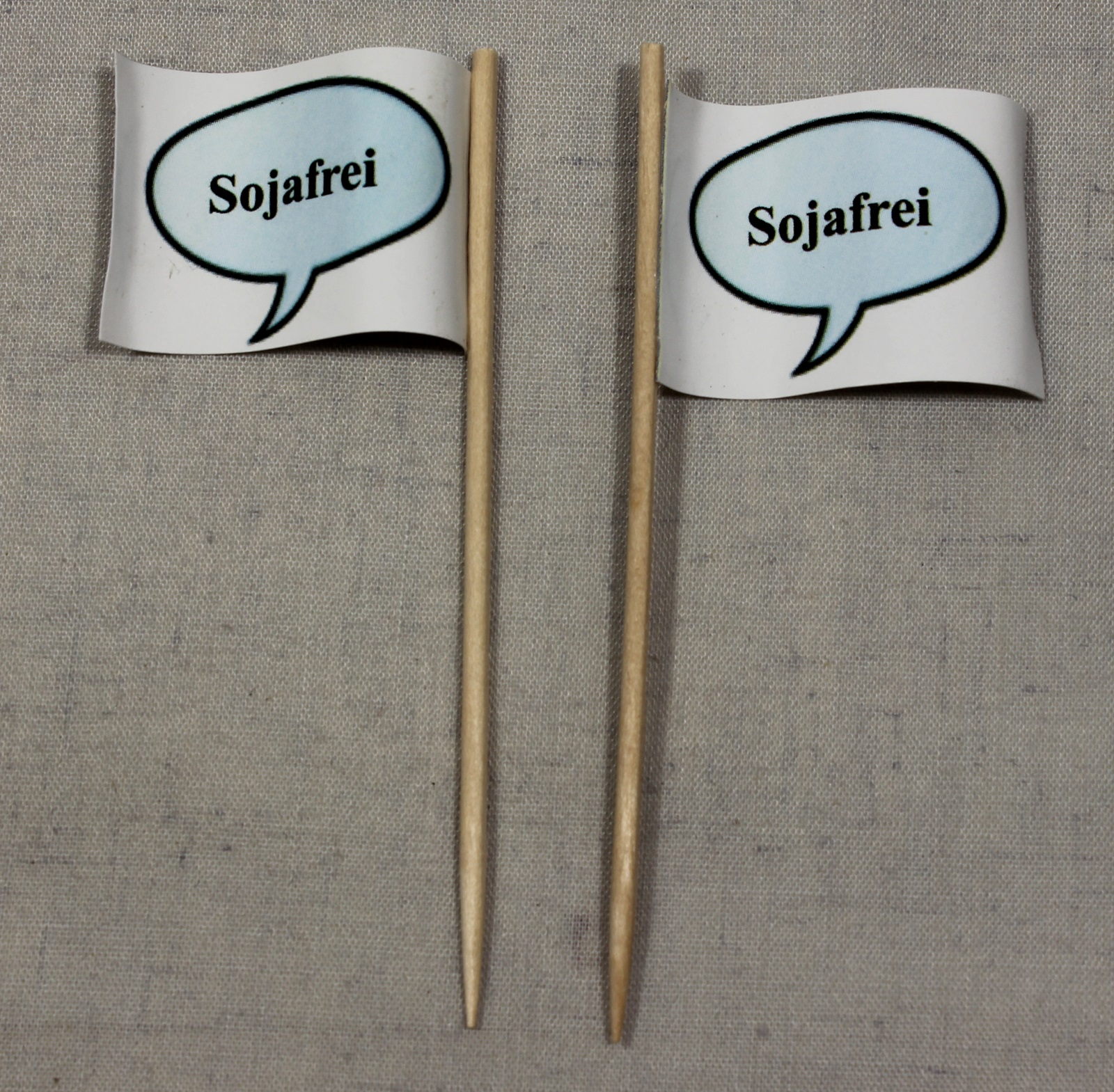 deko-picker-sojafrei Party-Picker Flagge Sojafrei Papierfähnchen in Spitzenqualität 50 Stück Beutel