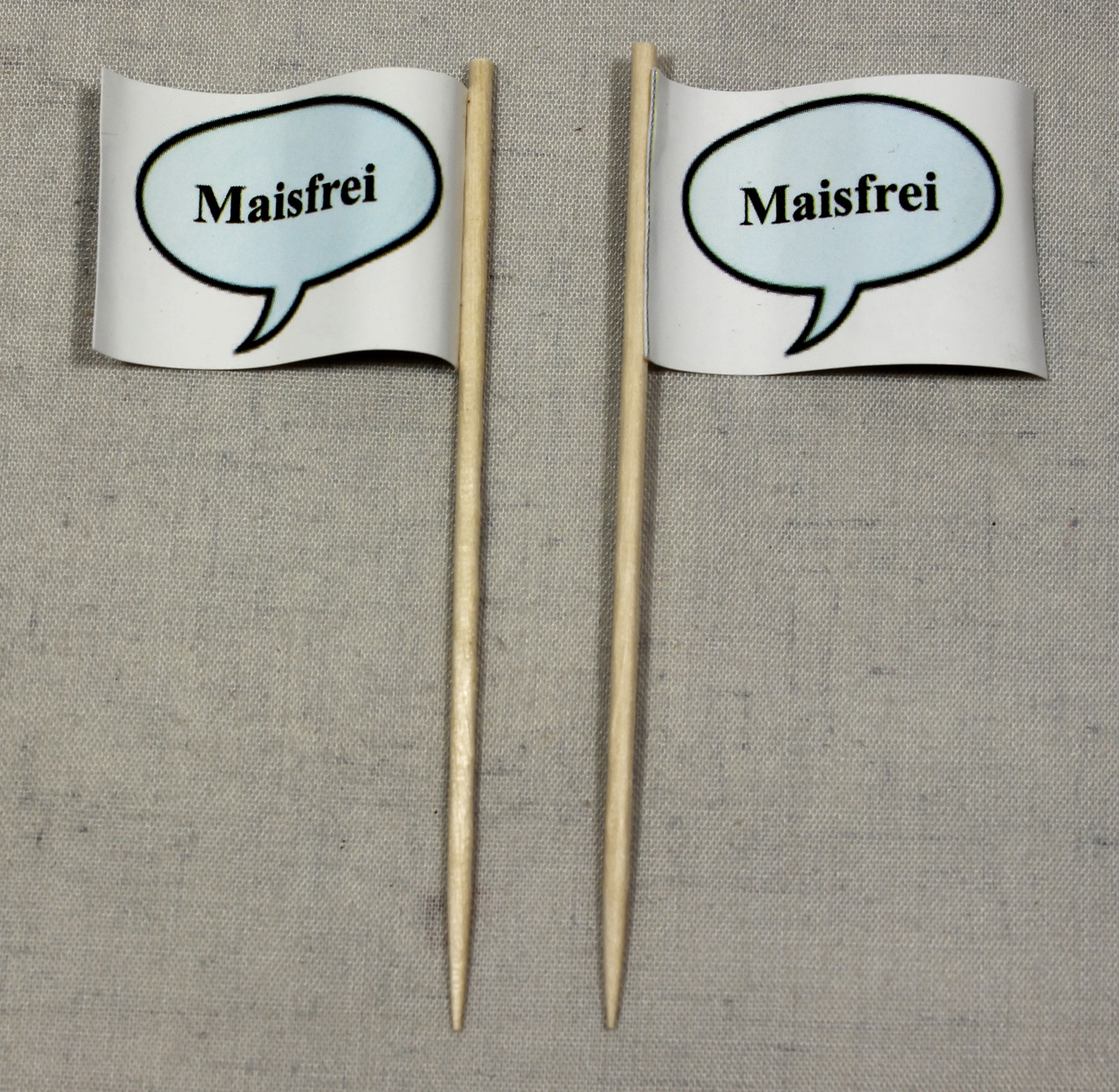 deko-picker-maisfrei Party-Picker Flagge Maisfrei Papierfähnchen in Spitzenqualität 50 Stück Beutel