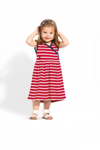 Bretonisches Kinder Kleid gestreift Kinderkleid verschiedene Farben & Größen