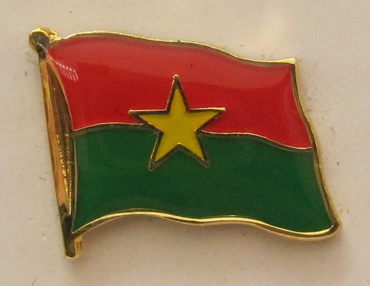 Burkina Faso Pin Anstecker Flagge Fahne Nationalflagge