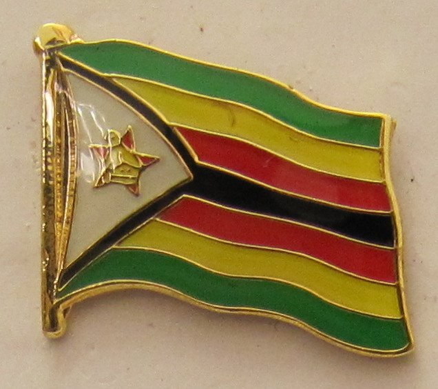 Simbabwe Pin Anstecker Flagge Fahne Nationalflagge