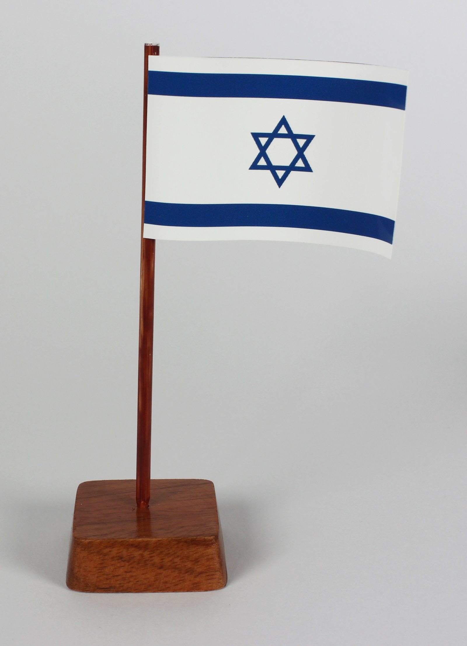 mini-tischflagge-israel-v Mini Tischflagge Israel Höhe 13 cm Tischfähnchen