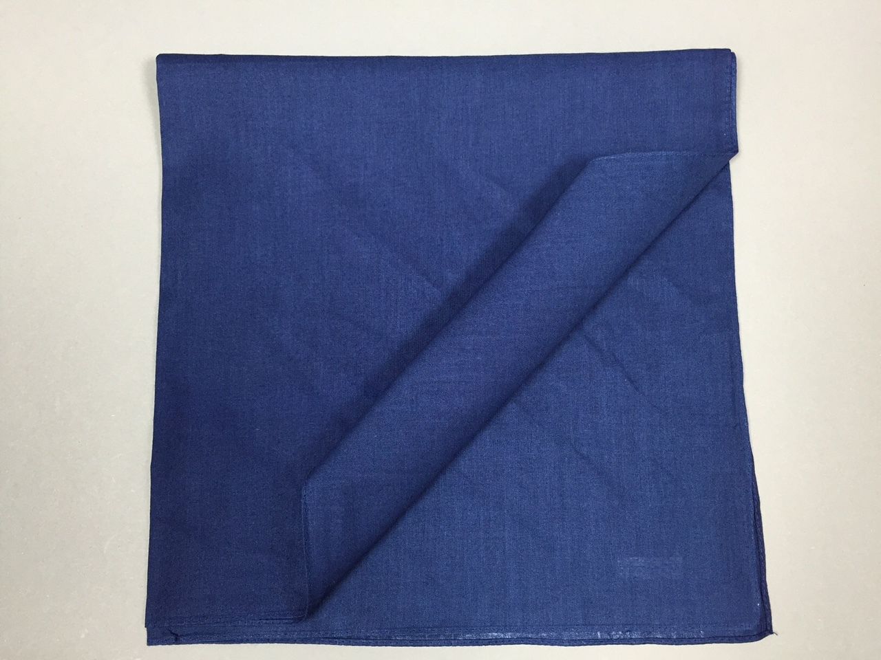 Vierecktuch Uni blau 54x54 cm Halstuch mit Mengenrabatt