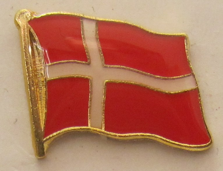 Pin Anstecker Flagge Fahne Dänemark Nationalflagge Flaggenpin Button Badge Flaggen Clip Anstecknadel