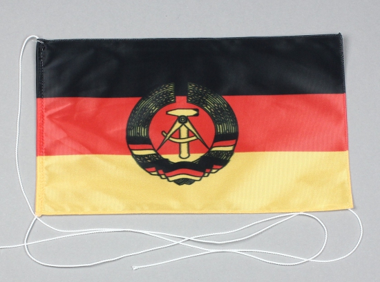 Tischflagge DDR Deutsche Demokratische Republik 25x15 cm optional mit Holz- oder Chromständer Tischf