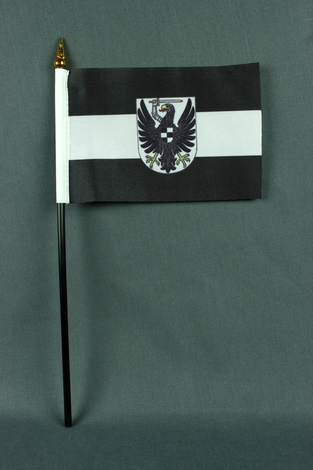Kleine Tischflagge Westpreussen Preussen 10x15 cm optional mit Tischfähnchenständer