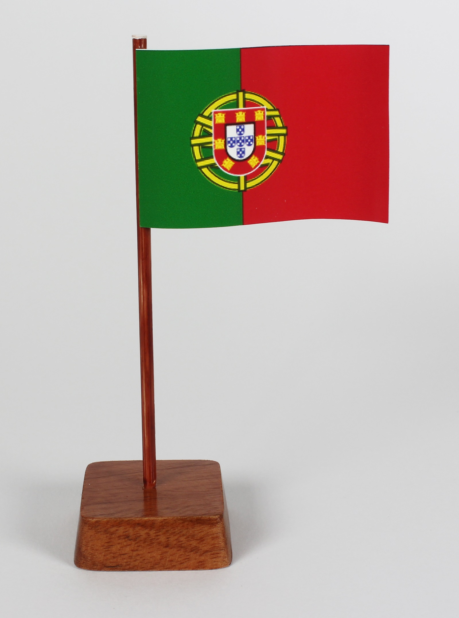 Mini Tischflagge Portugal Höhe 13 cm Tischfähnchen