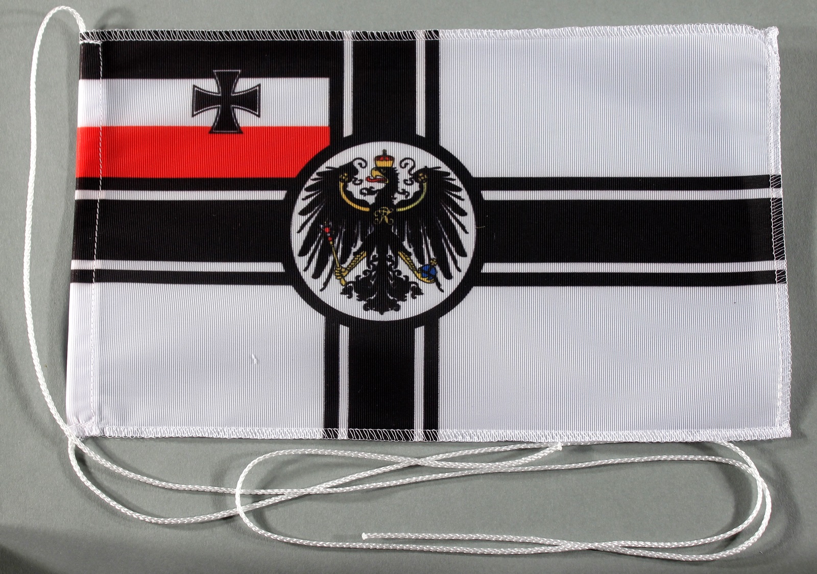 Tischflagge kaiserliche Marine Reichskriegsflagge RKF 25x15 cm optional mit Holz- oder Chromständer