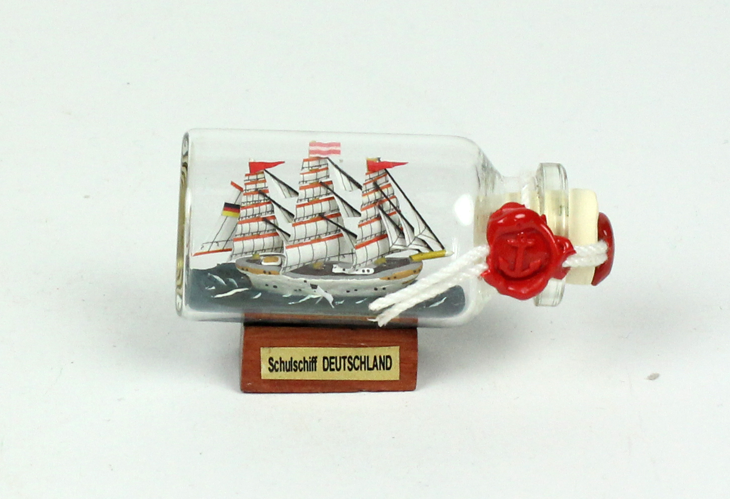 Schulschiff Deutschland Mini Buddelschiff 10 ml 5x2 cm Flaschenschiff