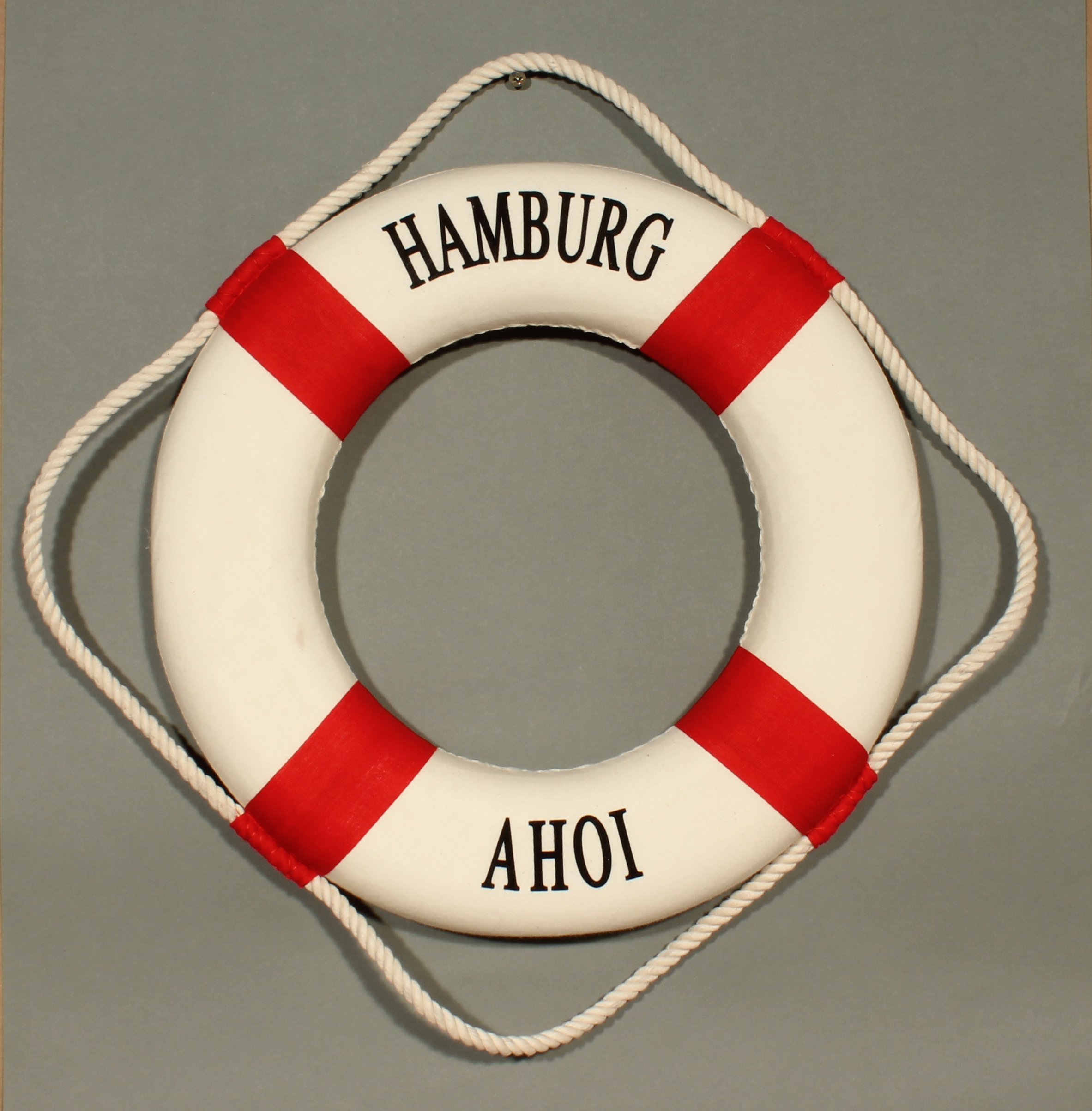 Rettungsring Deko rot 15cm Hamburg Ahoi