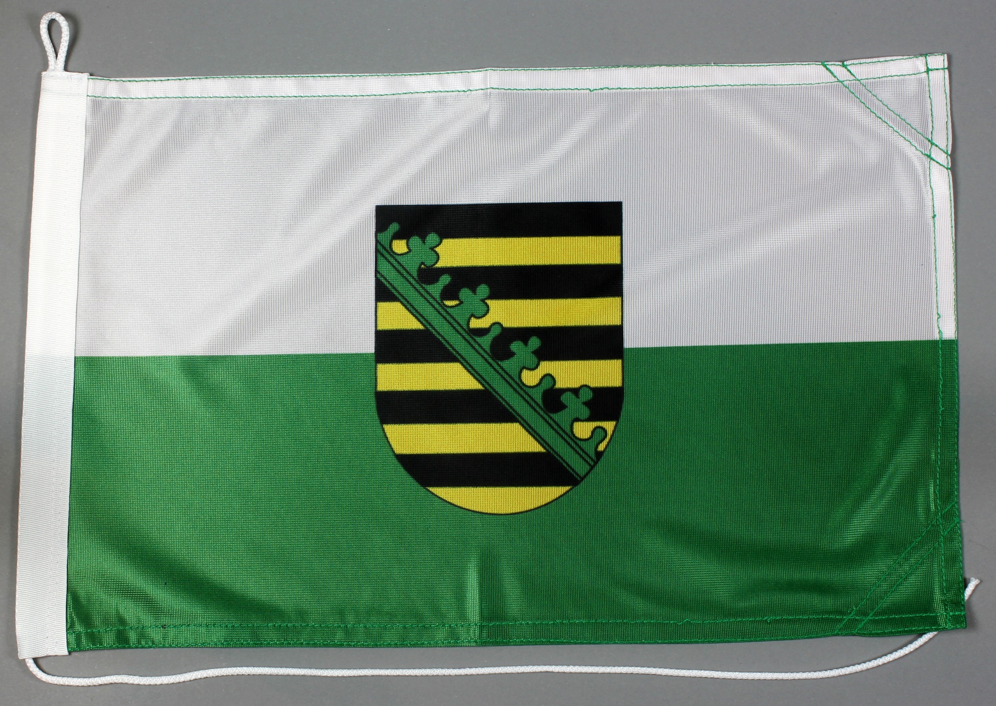 Bootsflagge Sachsen 30x45 cm Motorradflagge Bootsfahne