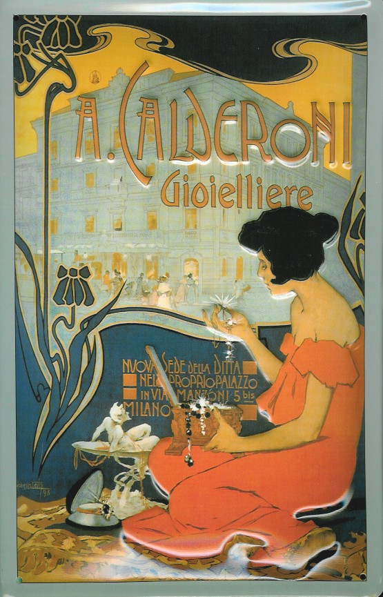 A910-Caderroni Blechschild Nostalgieschild :  Calderoni