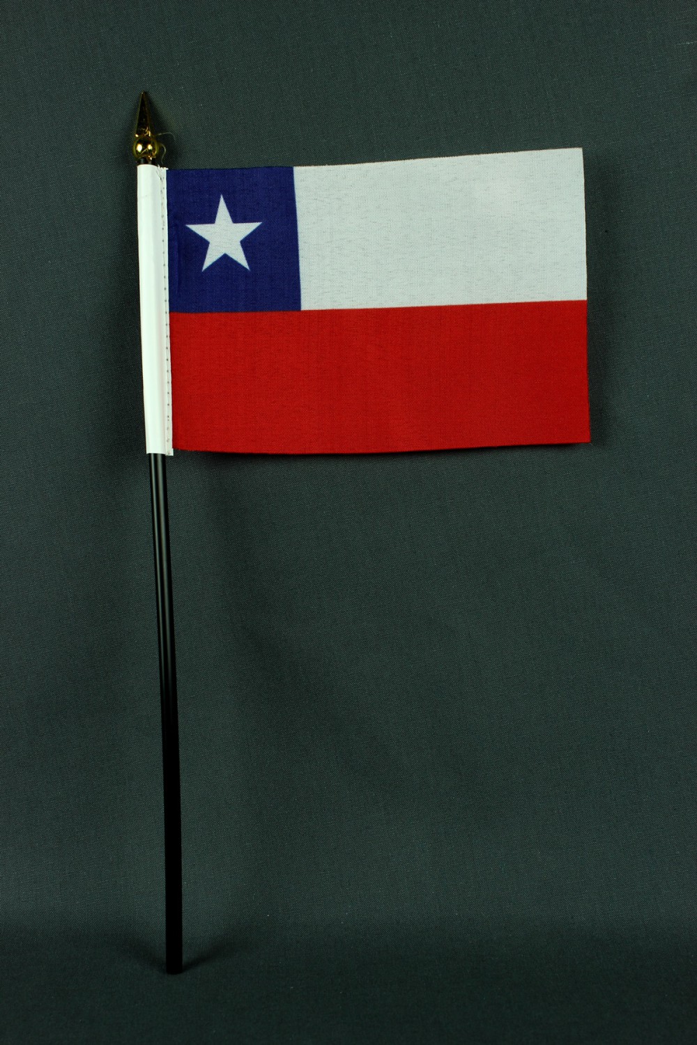 Kleine Tischflagge Chile 10x15 cm optional mit Tischfähnchenständer