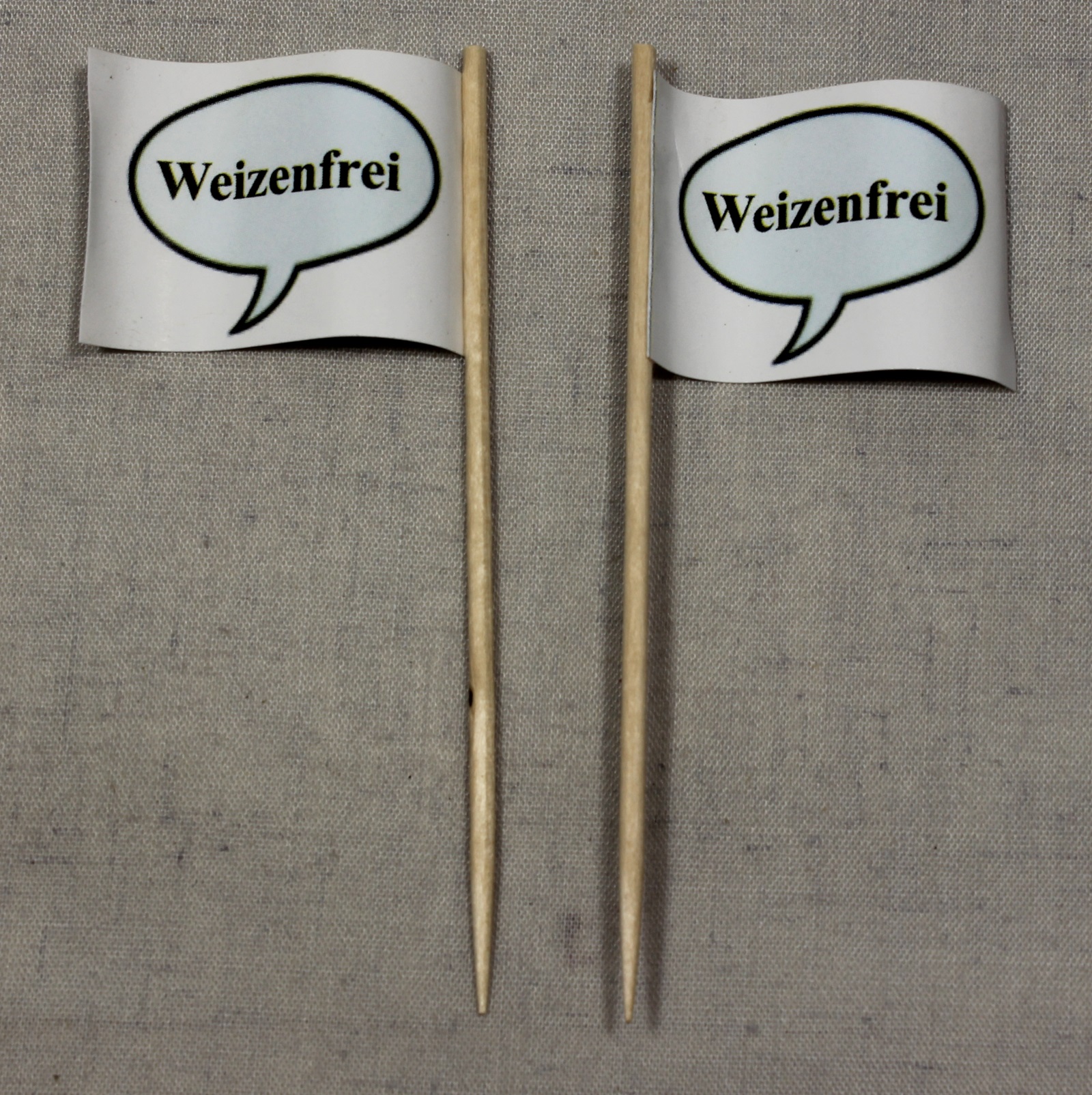 Party-Picker Flagge Weizenfrei Papierfähnchen in Spitzenqualität 50 Stück Beutel