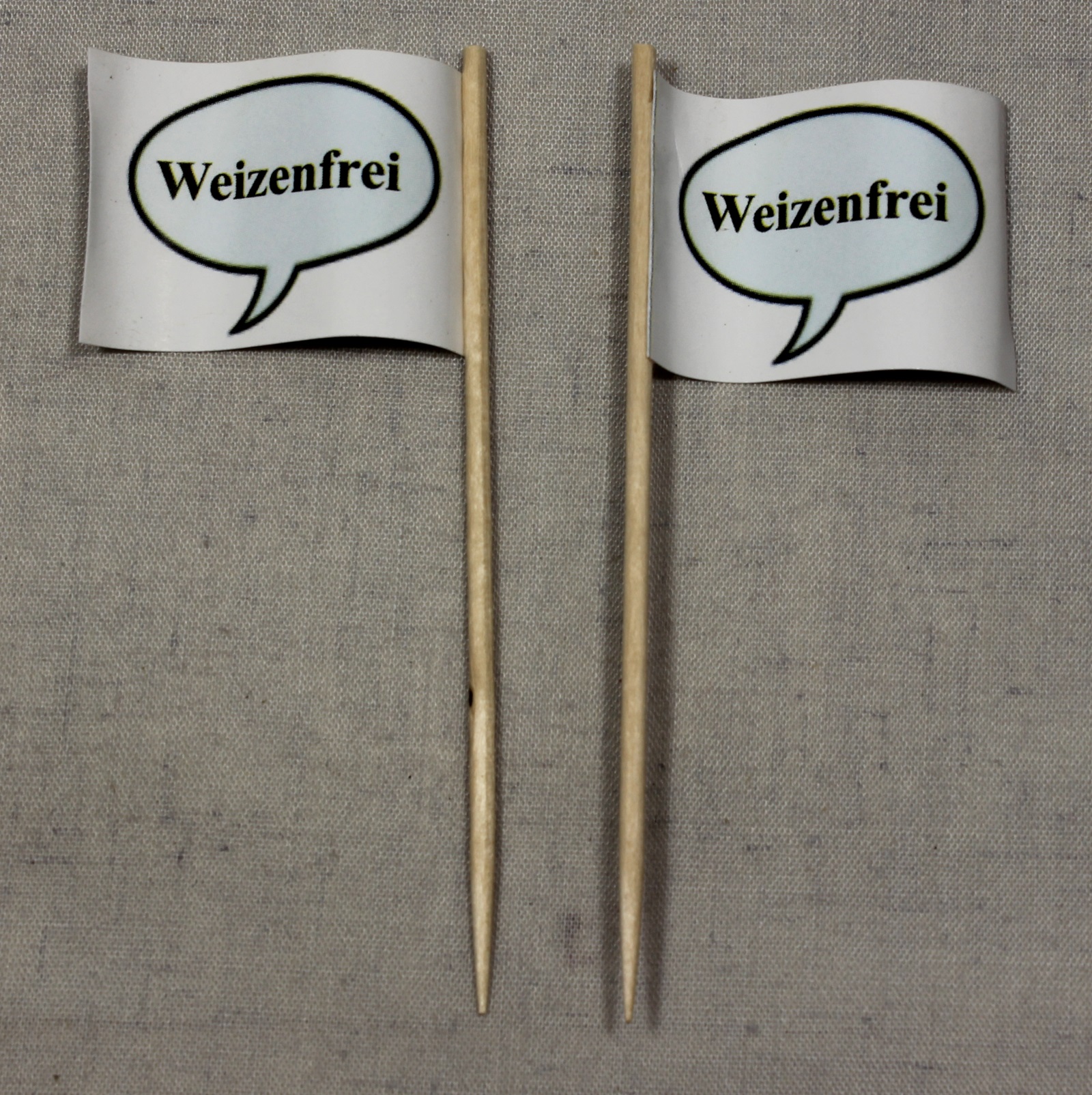 deko-picker-weizenfrei Party-Picker Flagge Weizenfrei Papierfähnchen in Spitzenqualität 50 Stück Beutel