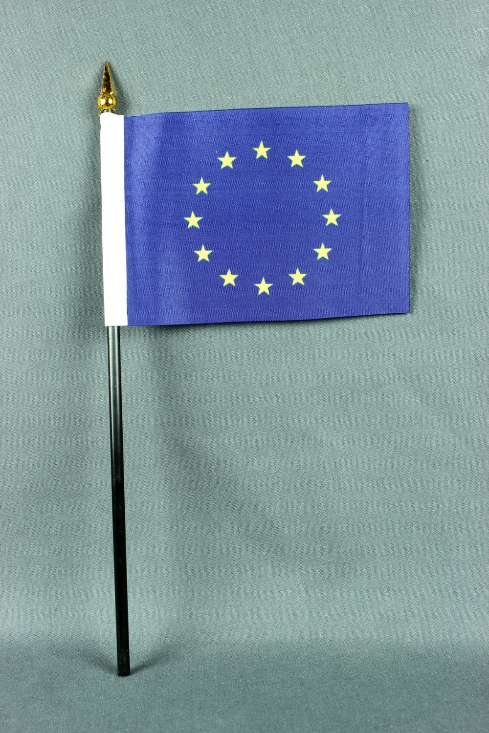 Kleine Tischflagge Europa Europaflagge EU Flagge 10x15 cm optional mit Tischfähnchenständer