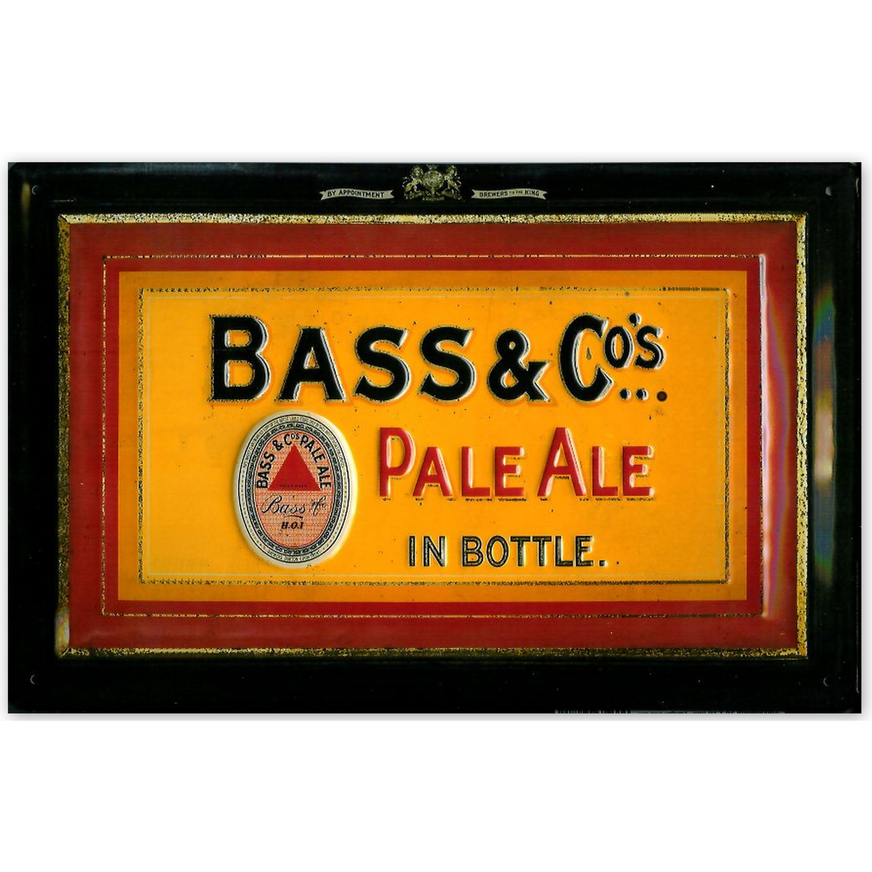 Blechschild Bass & Co. Pale Ale Biere Schild Bier Reklame Werbeschild Nostalgieschild