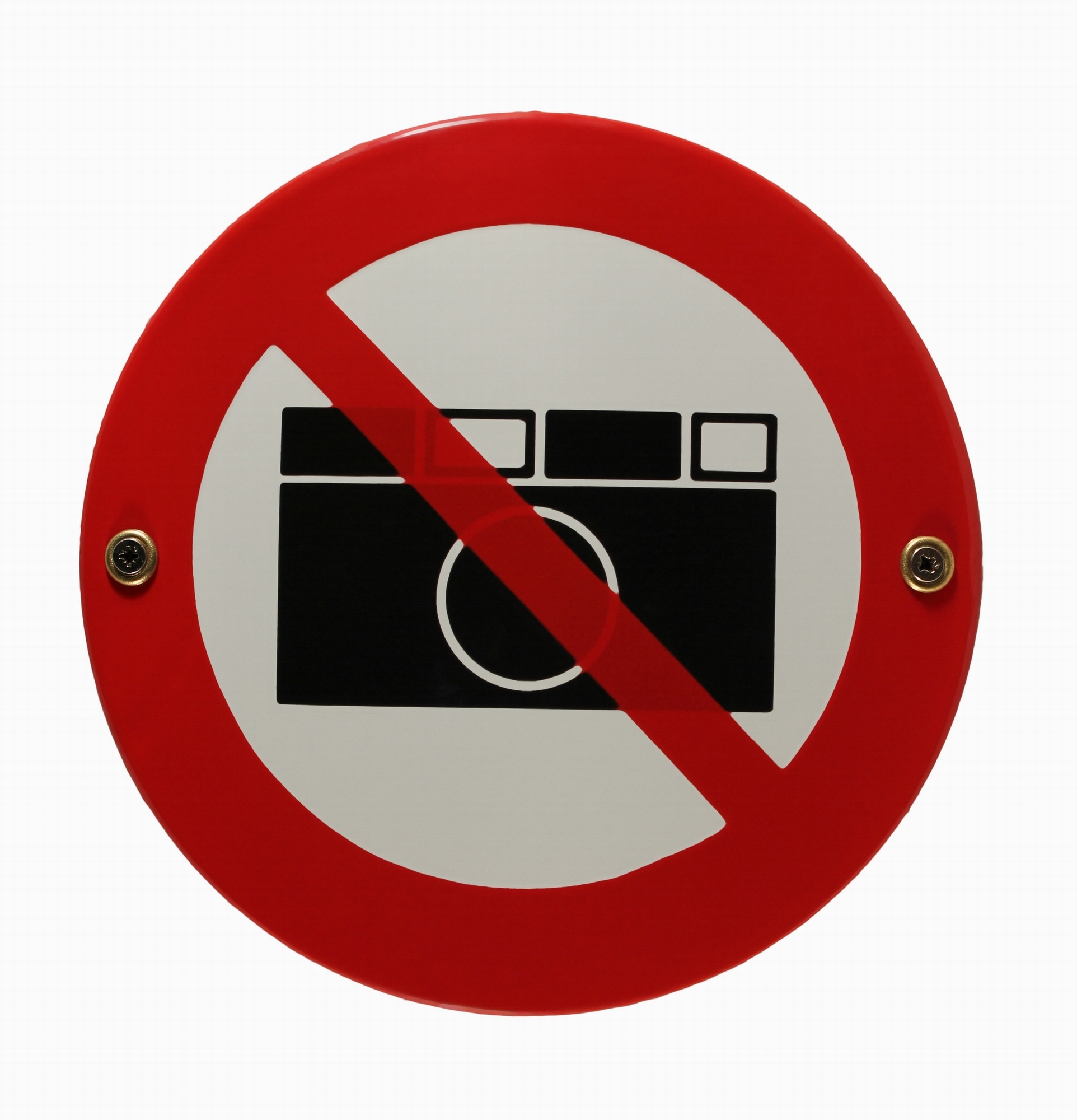 Emaille Schild Fotografieren Kamera verboten Emailleschild Verbotsschild Warnschild