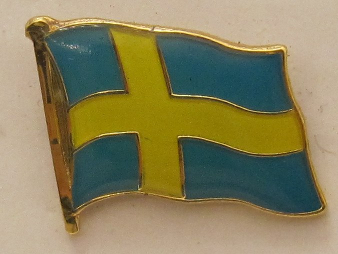 Pin Anstecker Flagge Fahne Schweden Nationalflagge