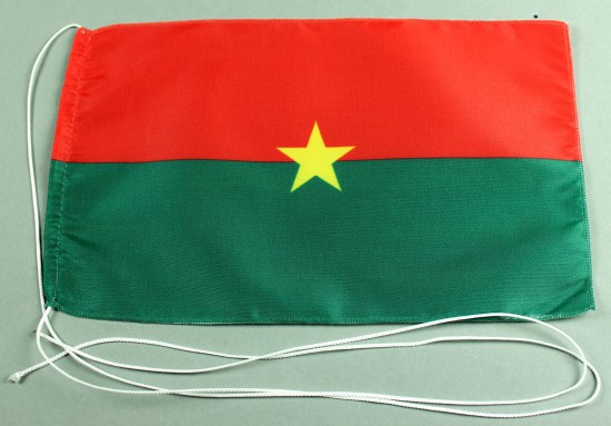 1183tischfahne-burkina-faso Tischflagge Burkina Faso 25x15 cm optional mit Holz- oder Chromständer Tischfahne Tischfähnchen