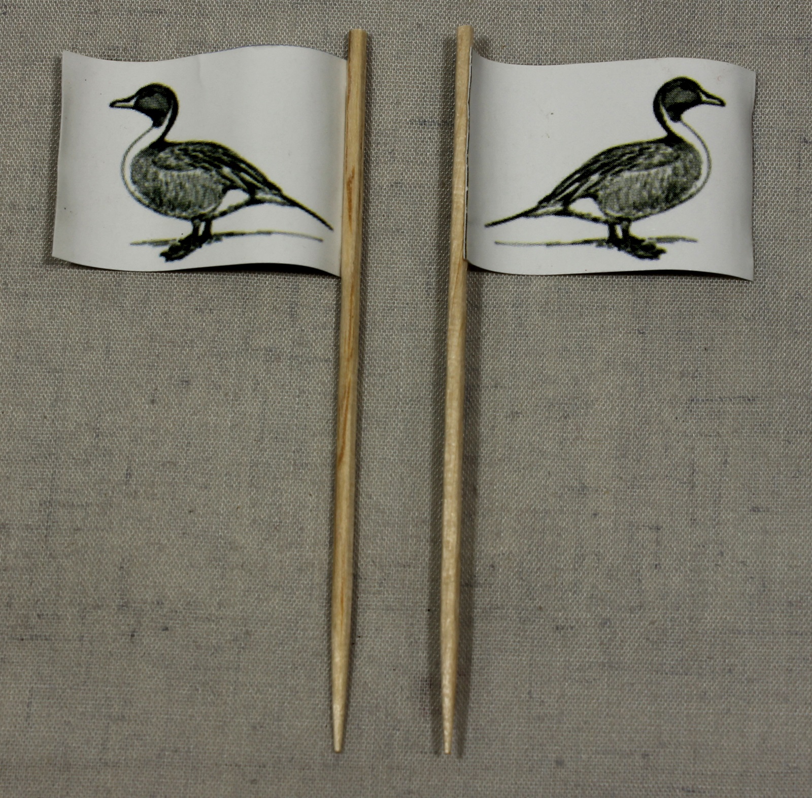 deko-picker-ente Party-Picker Flagge Ente Papierfähnchen in Spitzenqualität 50 Stück Beutel