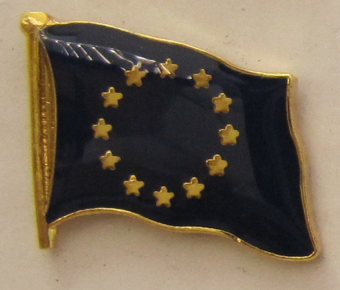 Pin Anstecker Flagge Fahne Europa Europäische Union Europarat Flaggenpin Button Badge Flaggen Clip A