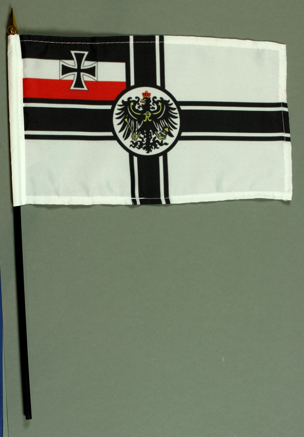 tischfahne-kaiserliche-marine-15x25cm Tischflagge Deutschland Kaiserliche Marine Reichskriegsflagge RKF 25x15 cm BASIC optional mit Tisc