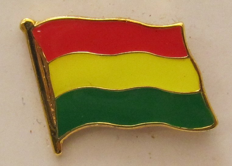 pin_flagge_bolivien Bolivien Pin Anstecker Flagge Fahne Nationalflagge