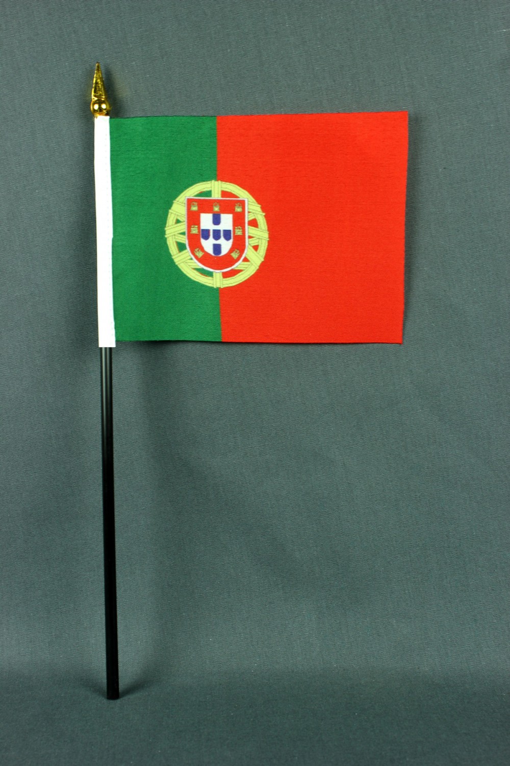 Kleine Tischflagge Portugal 10x15 cm optional mit Tischfähnchenständer