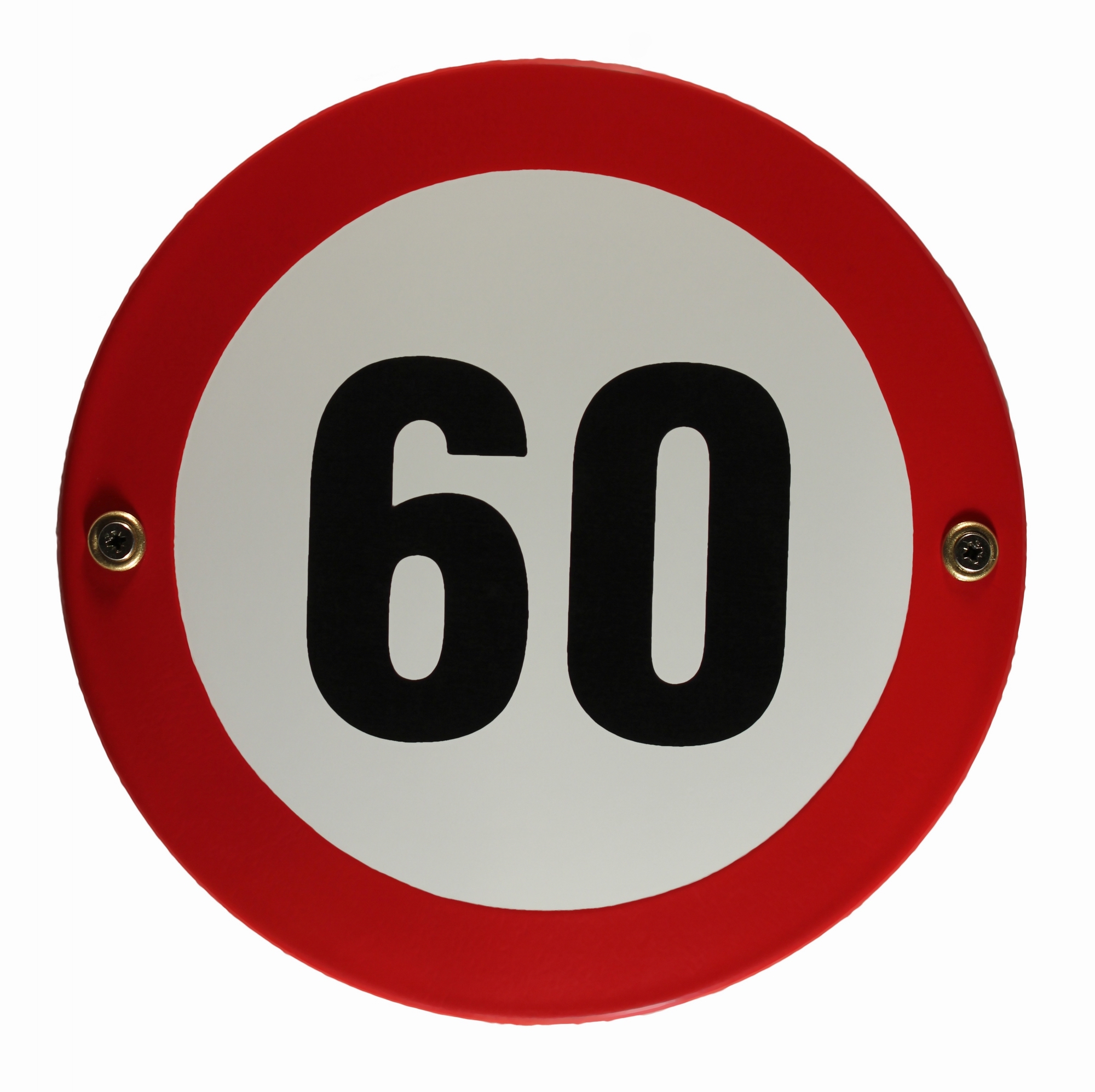verkehrszeichen-tempo-60-schild Emaille Schild Tempo 60 Verkehrszeichen Verkehrsschild Geburtstagsschild Emailleschild Verbotsschild