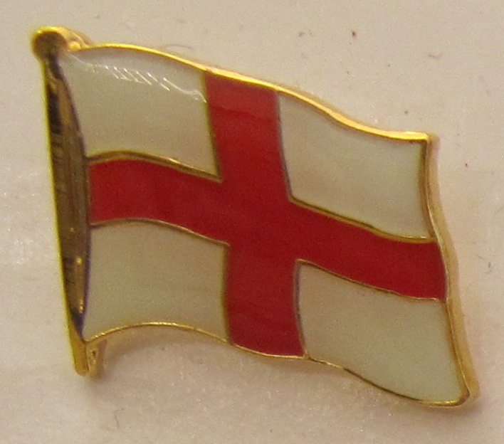 Pin Anstecker Flagge Fahne England rotes Kreuz Flaggenpin Button Badge Flaggen Clip Anstecknadel