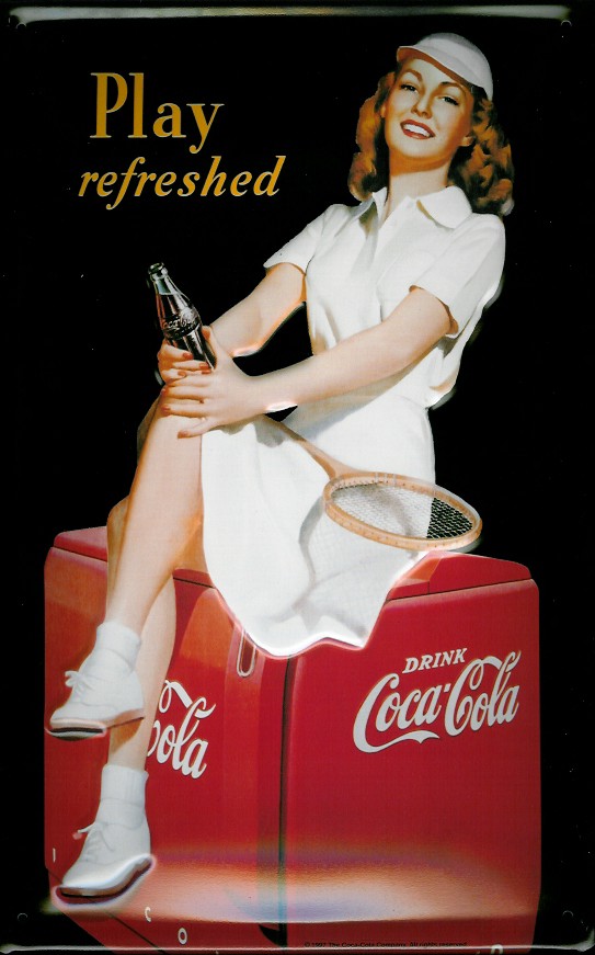 coca-cola-tennis-girl-blechschild