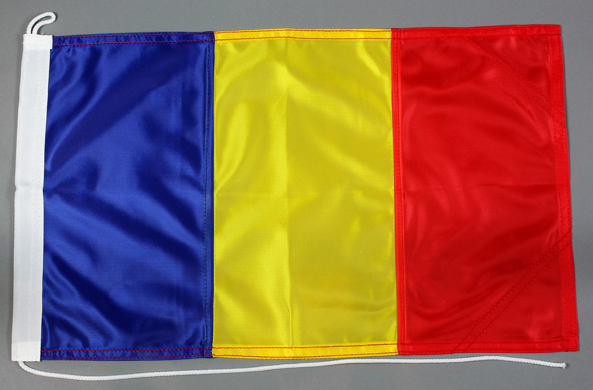 Bootsflagge Rumänien 30x45 cm Motorradflagge Bootsfahne