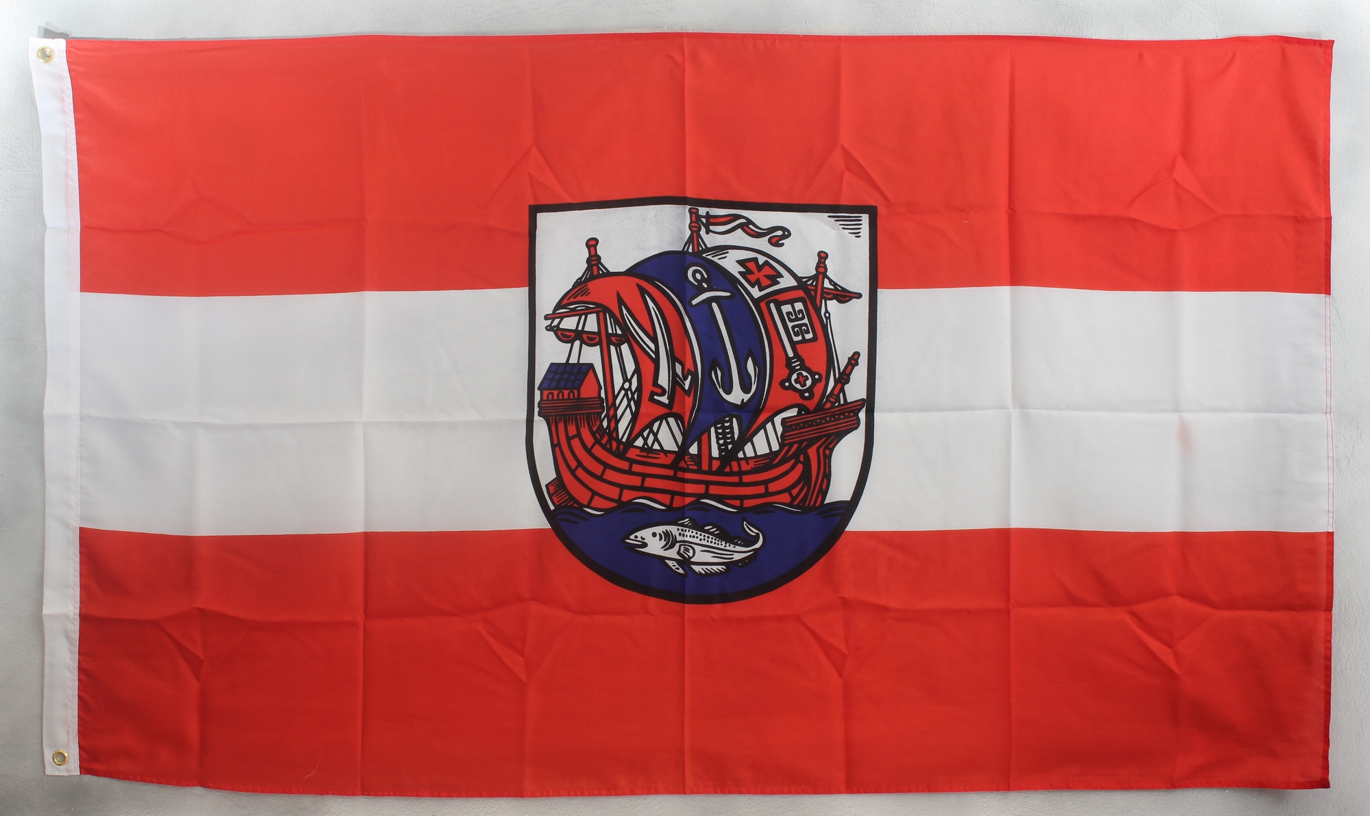 Flagge Fahne Bremerhaven Bremerhafen stllisiert inoffiziell