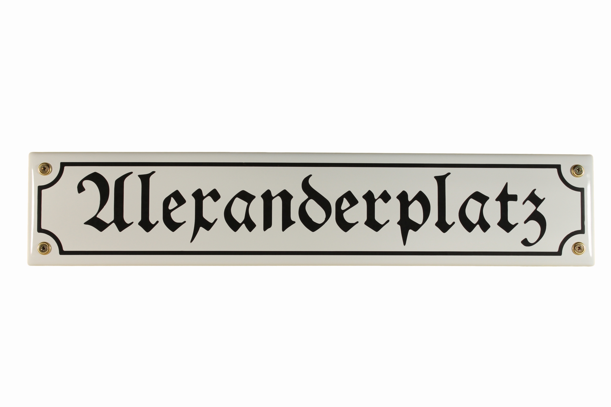 Strassenschild Alexanderplatz Berlin 40x8 cm Emaille Schild Emaileschild