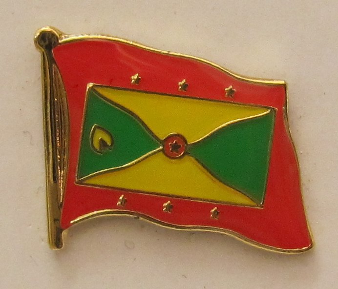 Pin Anstecker Flagge Fahne Grenada Flaggenpin Button Badge Flaggen Clip Anstecknadel