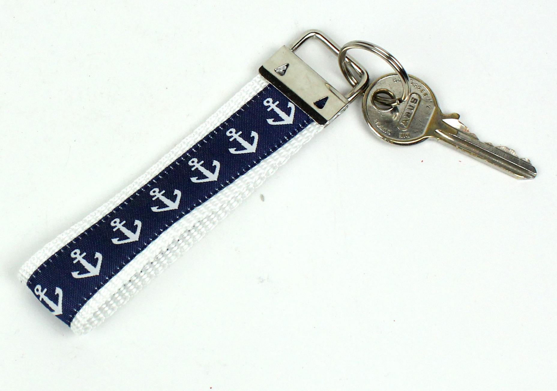 Schluesselband Anker weiss Schluesselband Anker weiss