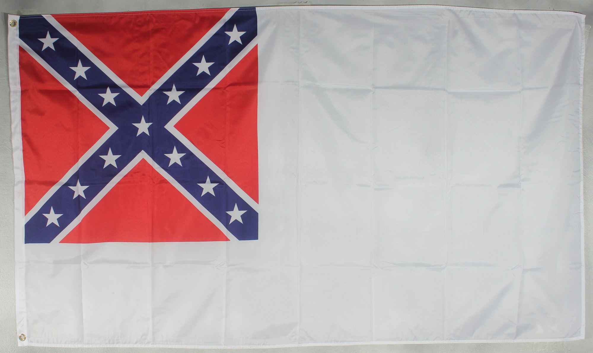 Flagge Fahne : 2nd Confederate USA Südstaaten Bürgerkrieg