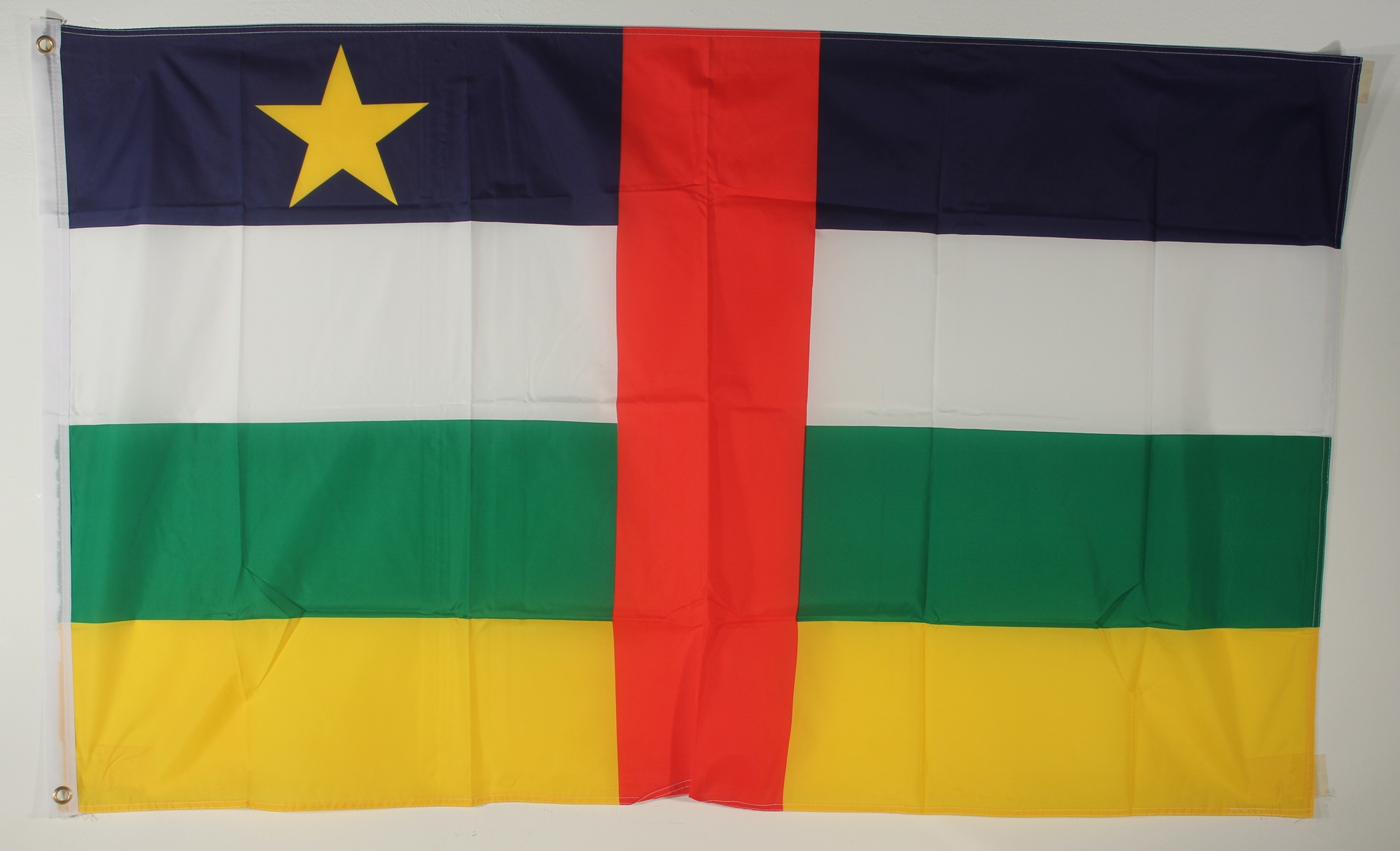 Flagge Fahne : Zentralafrikanische Republik Nationalflagge Nationalfahne